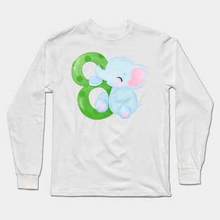 Number 8 Long Sleeve T-Shirt